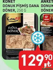 KONET DONUK PİŞMİŞ DANA DÖNER 250 G KONET DONUK PİŞMİŞ DANA DÖNER 250 G